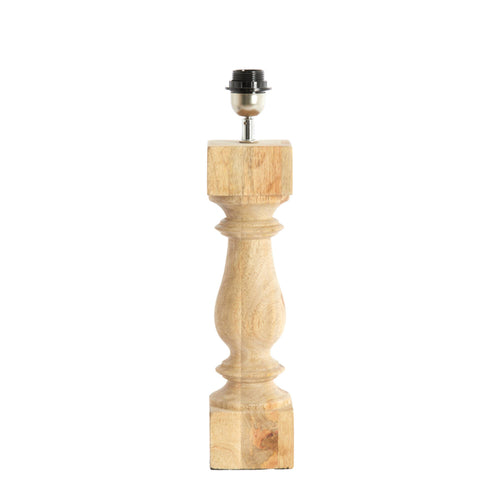 Light & Living lampvoet  - bruin - 10x10x47 cm