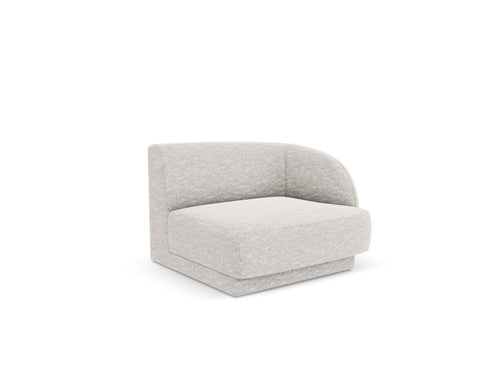 Micadoni rechter module Miley structurele stof geld - 90x90x70cm