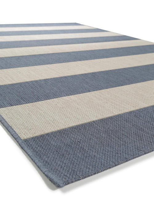 benuta binnen- en buitenkleed Metro - blauw - 160x230 cm