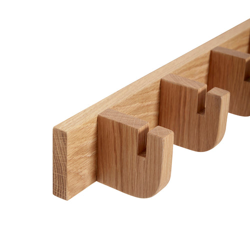 Hübsch kapstok Nomad - eikenhout - 96xh10cm
