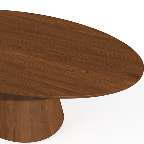 Premium Interiors - Eettafel BOSCA - multiplex licht walnoot 200cm