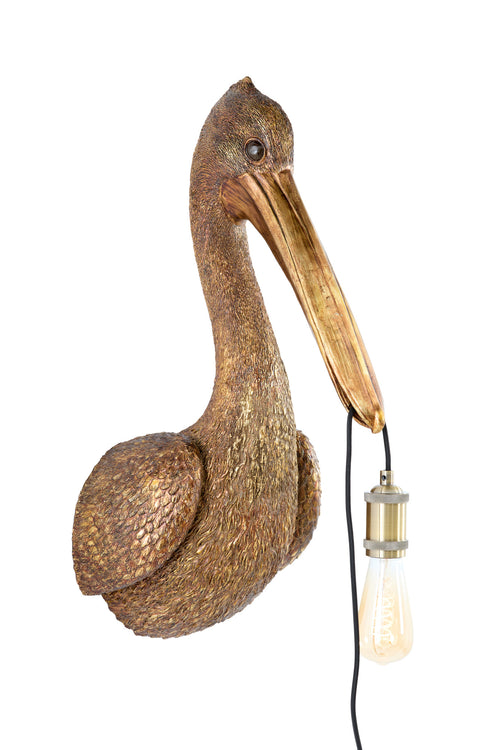 Light & Living wandlamp PELICAN - brons - 33x28x63cm - vtwonen shop