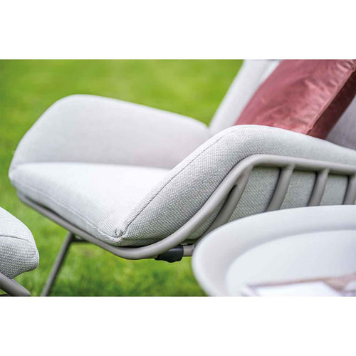 Garden Impressions loungestoel Fresno taupe incl. voetenbank - vtwonen shop