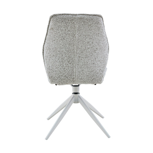 Starfurn eetkamerstoel Hera - grijs - 63x63x83cm - Set van 2
