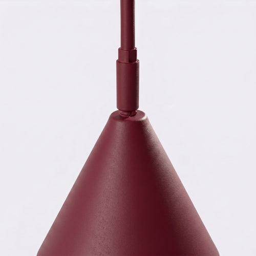 Sollux Lighting Vloerlamp NOX bordeaux - 30x30x165cm