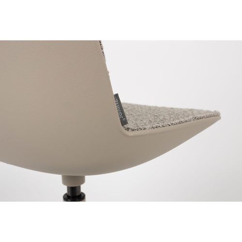 Zuiver Albert Kuip Swivel Eetkamerstoelen  Taupe - Set van 2 - vtwonen shop