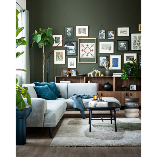 vtwonen salontafel Elegance - Mango - Hout/metal - Zwart - 43x100x60 - vtwonen shop