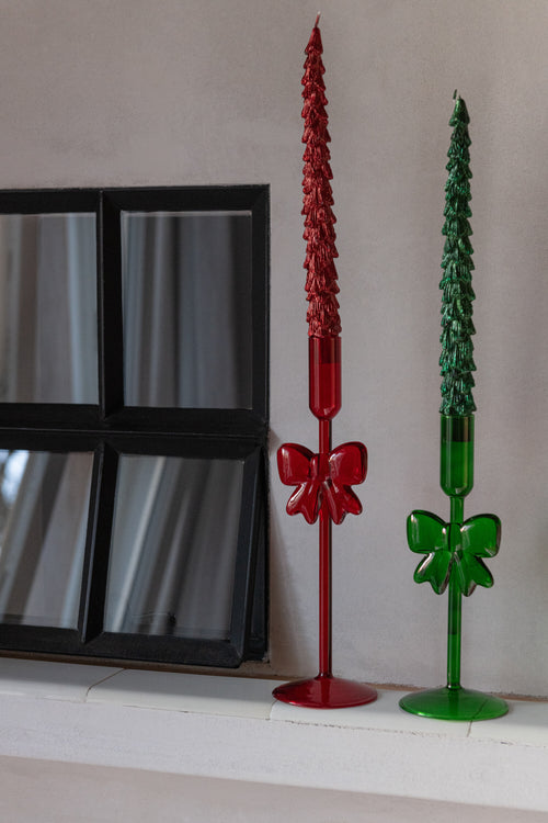 J-Line kaarshouder - glas - groen - set van 2 - vtwonen shop