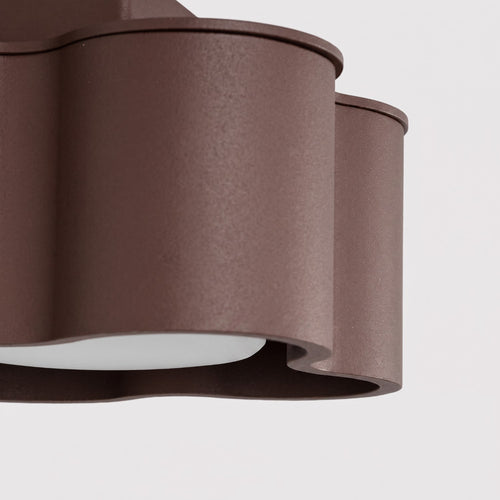 Sollux Lighting Plafondlamp OVIO 2 bruin Gx53 - 24,5x12x8cm