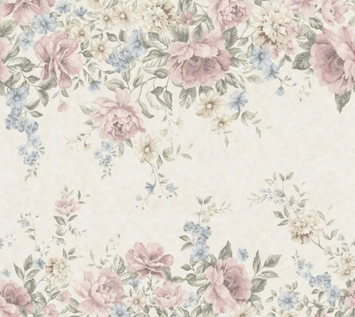 Borastapeter fotobehang bloemen roze - 294 x 265 cm - 660628