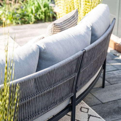 Garden Impressions Loungebank Toscana L225 cm - donker grijs