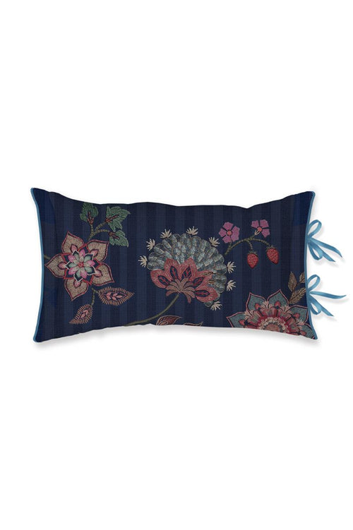 Pip Studio decoratiekussen Buenas Noches - 35x60 cm - donker blauw - vtwonen shop