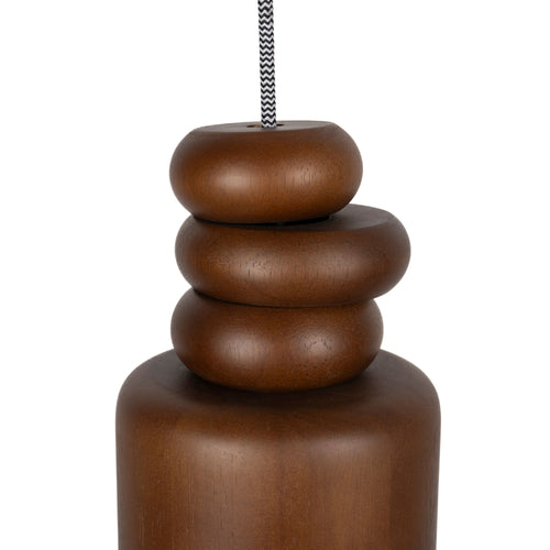 Zuiver Dicky Hanglamp Walnoot - Bruin - vtwonen shop