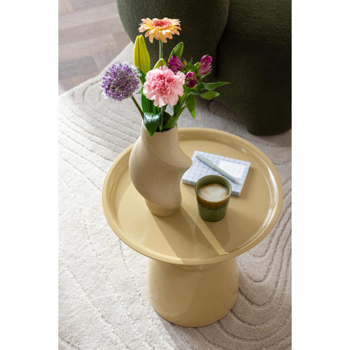 Leitmotiv bijzettafel Paris - bruin - Ø44cm