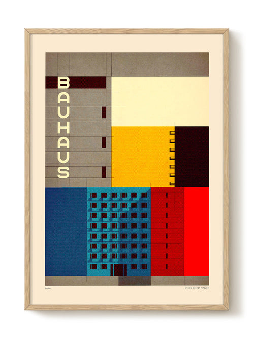 Sander Patelski - Bauhaus - PSTR studio Kunst Poster - vtwonen shop