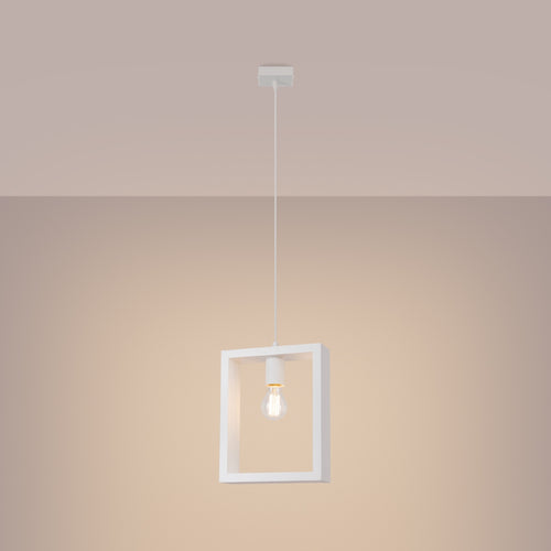 Sollux Lighting Hanglamp ARIES wit - 24x8x133cm