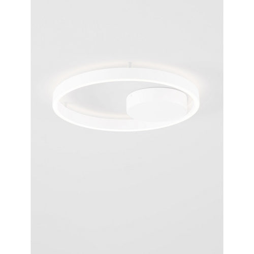Nova Luce HEDRA Geïntegreerde LED-plafondlamp, halfverzonken, zandwit, Triac dimbaar, 40W, 3369lm, 3000K