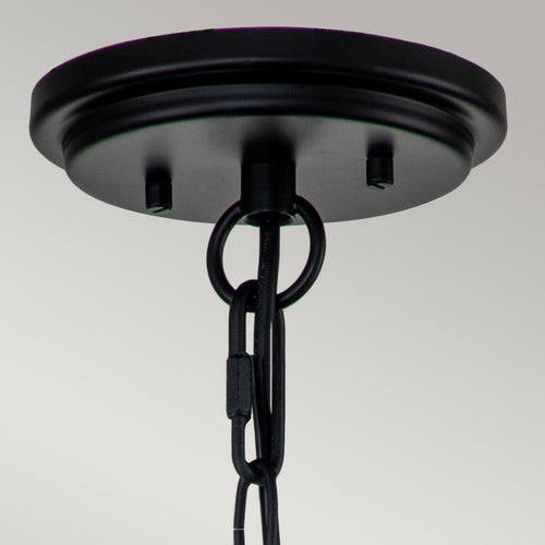 Elstead Hinkley Huntersfield Hanglamp voor buiten, zwart, IP44