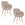 Housecraft Living Yala Eetkamerstoelen Beige - Set van 2