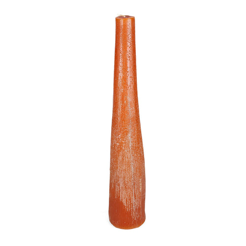 S|P Collection - Kaars 9xH49,5cm oranje Twig