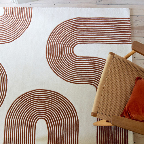 Vloerkleed MOMO Rugs Matrix 85 Arches Amber 200x300 cm