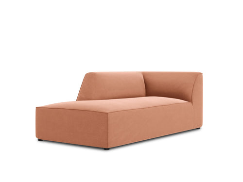 Micadoni linker meridiaan Ruby flueel, roze - 180x93x69cm
