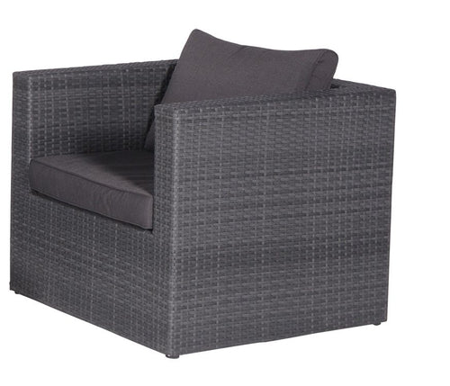 Montana lounge fauteuil - earl grey - dark antraciet - vtwonen shop