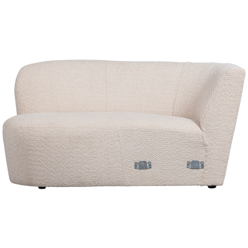 WOOOD chaise longue element links Coco - Polyester - Creme- 70x80x138 - vtwonen shop