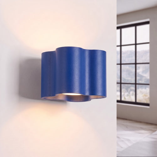 Sollux Lighting Wandlamp OVIO ultramarijn G9 - 12x14,5x10cm