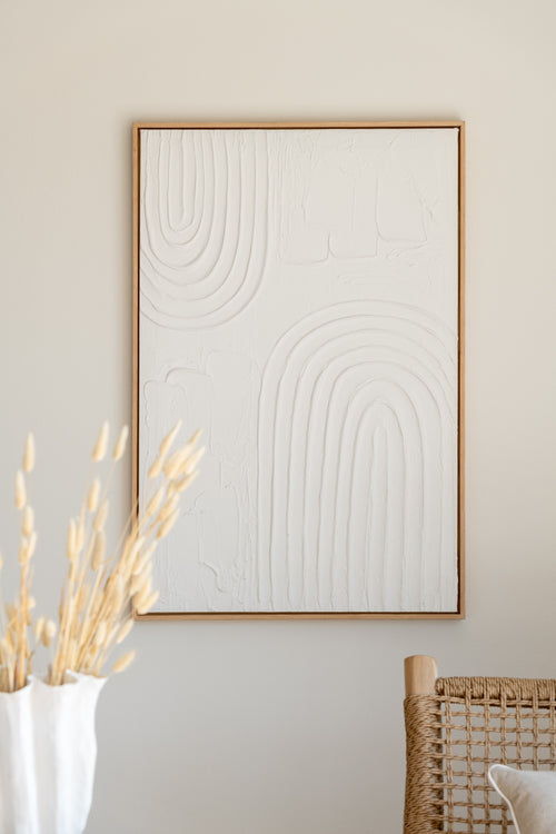 J-Line schilderij Elise - canvas - wit - 2 stuks - vtwonen shop