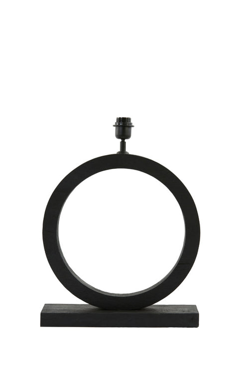Light & Living lampvoet  - zwart - 41x13x55 cm