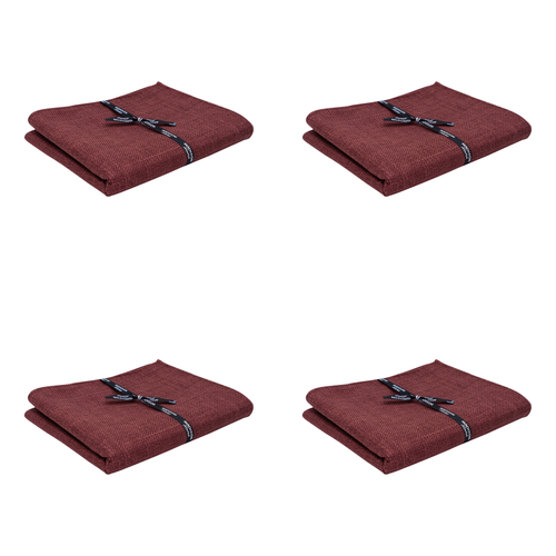 Madison tafelkleed Madison Home - rood - 250x140xcm - set van 4
