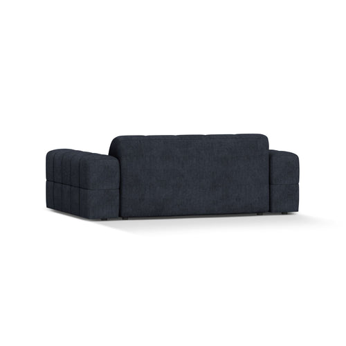 Cosmopolitan Design - Bank Chicago 2-zits, chenille marineblauw - 102x178x78cm