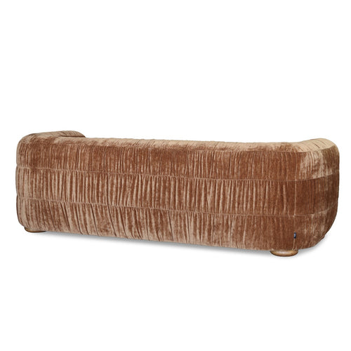 DÉJA Living 3-zits Bank Matre - Bruin Stof - 240x97x75cm - vtwonen shop