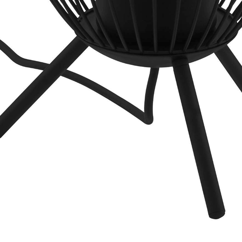 EGLO tafellamp buiten Fusignano - e27 - 41 cm - zwart/wit