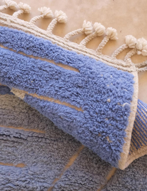 AFK Living vloerkleed Berber - handgemaakt - Wol - 80 cm x 240 cm