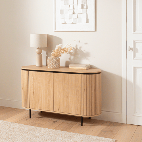 Calicosy - MALAGA Dressoir - Licht hout - 40x120x72 cm