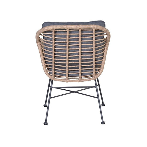 Margriet dining fauteuil - carbon black - natural rotan - mystic grey - vtwonen shop