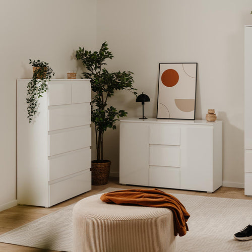 Calicosy - Sideboard 2 Deuren 3 Laden Pretoria - 40x120x80,5 cm