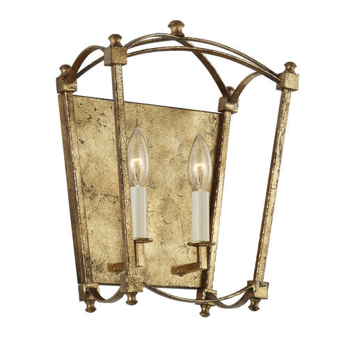 Elstead Feiss Thayer Candle Wandlamp Antiek Goud