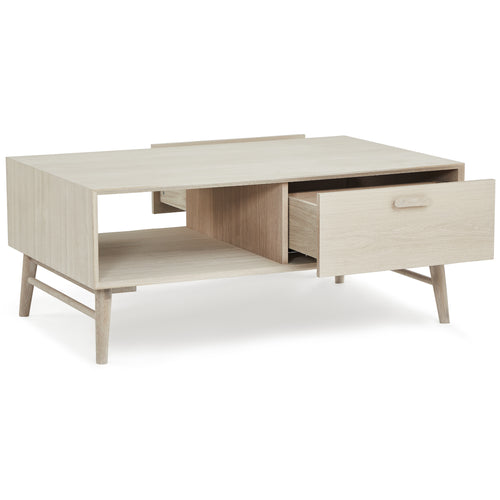 Furnhouse salontafel Porto - Witte olie - 75x120x50