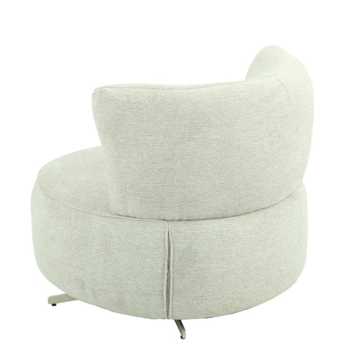 StarFurn Fauteuil Fien - Lichtgrijs Stof - Draaibaar - vtwonen shop