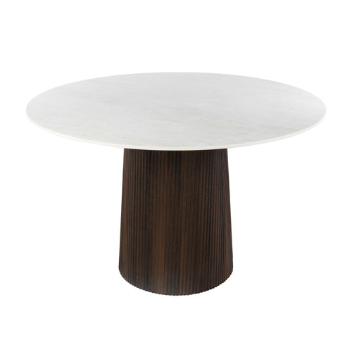 Giga Meubel Eettafel Ceramo Centro Taj Mahal – Rond – Keramiek – Ø120 cm
