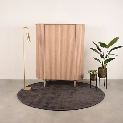 LABEL51 Bergkast Oliva - Naturel Eikenhout - 47x125x158cm - vtwonen shop