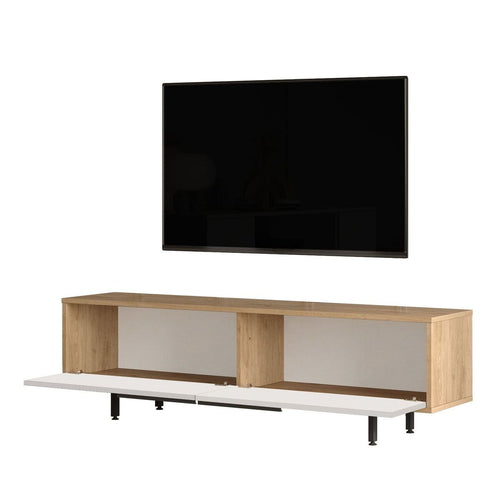 Calicosy - Tv-meubel NAYA - Licht hout 160x35,5x45,1 cm
