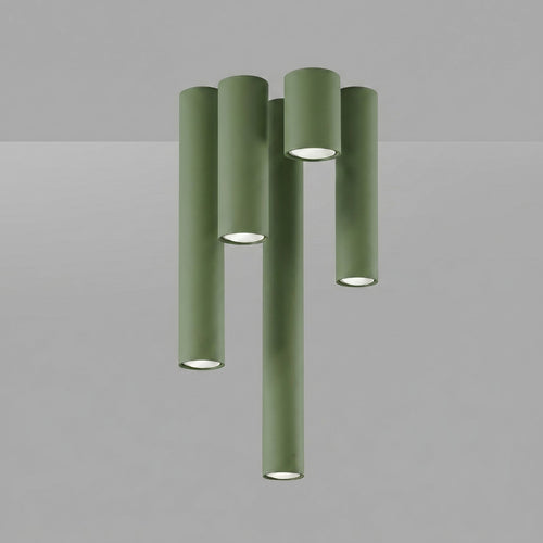 Sollux Lighting Plafondlamp LAGOS 20 olijfgroen - 6x6x20cm