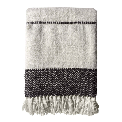 Malagoon plaid Berber - wit - 125x150cm