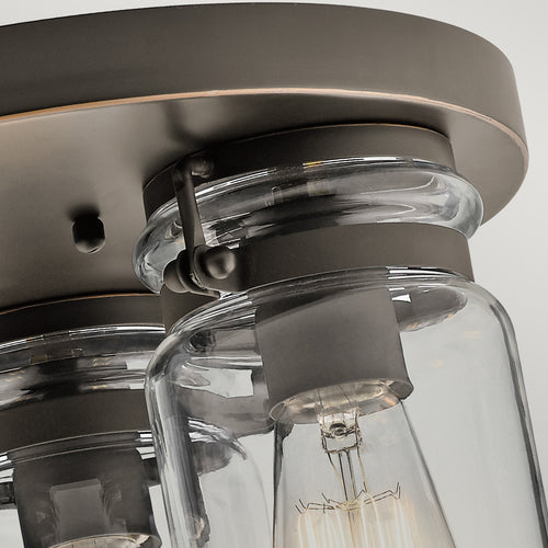 Elstead Brinley - 3 Lichts Inbouw Plafondlamp Geborsteld Nikkel, E27