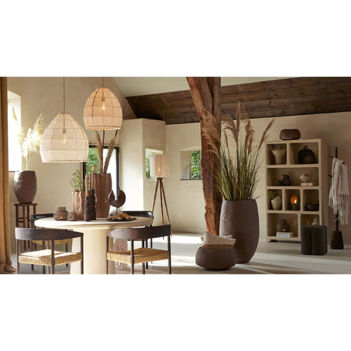 Light & Living zuil Qiano - bruin - 32x32x80cm