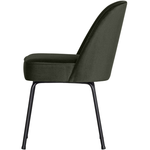 WOOOD eetkamerstoelen Vogue - Fluweel - Donkergroen - Set van 6